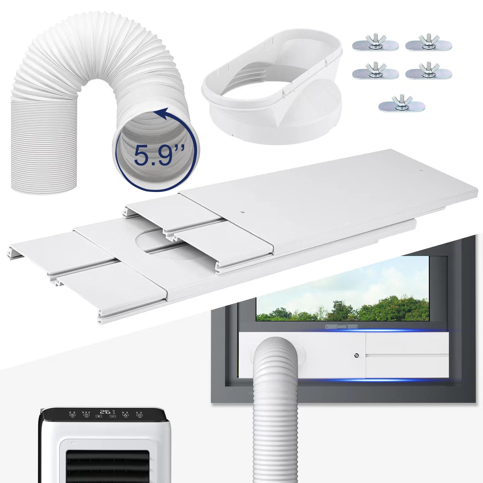 Air Conditioner Windows Vent Kit