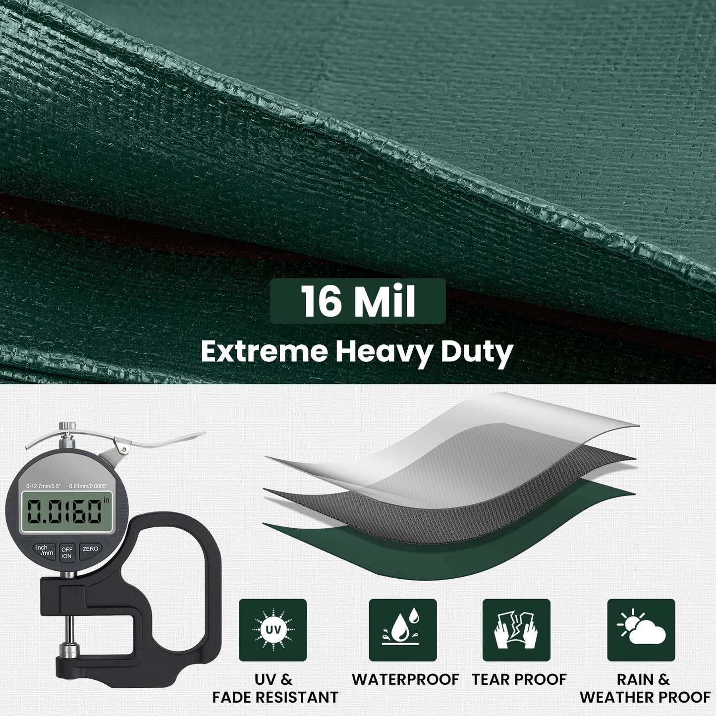 16 Mil Tarps (Green)