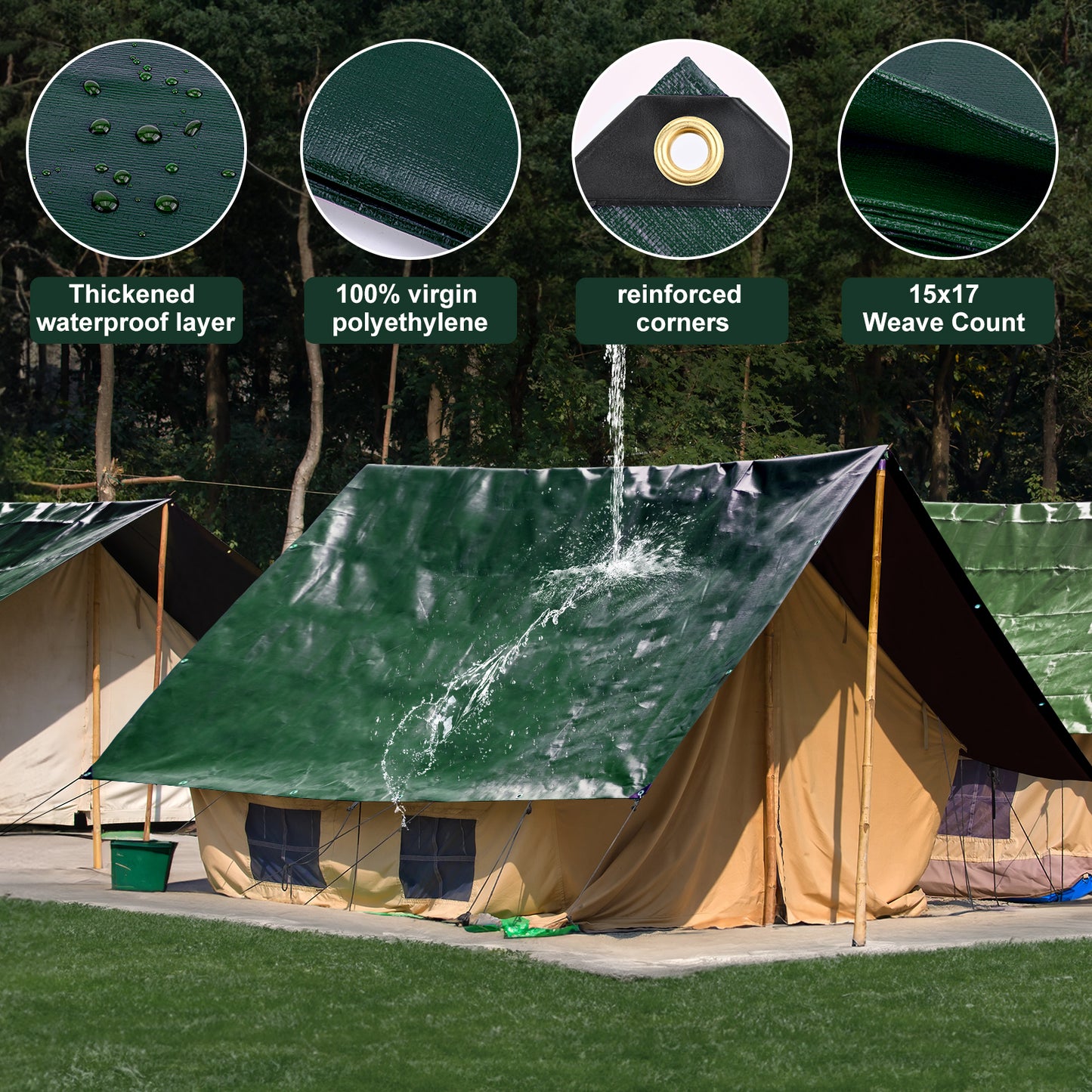 16 Mil Tarps (Green)
