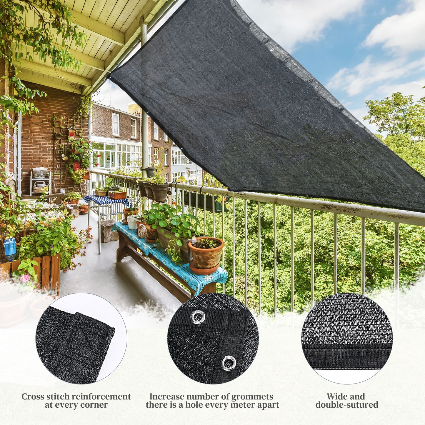50% Shade Cloth(20 x 30FT)