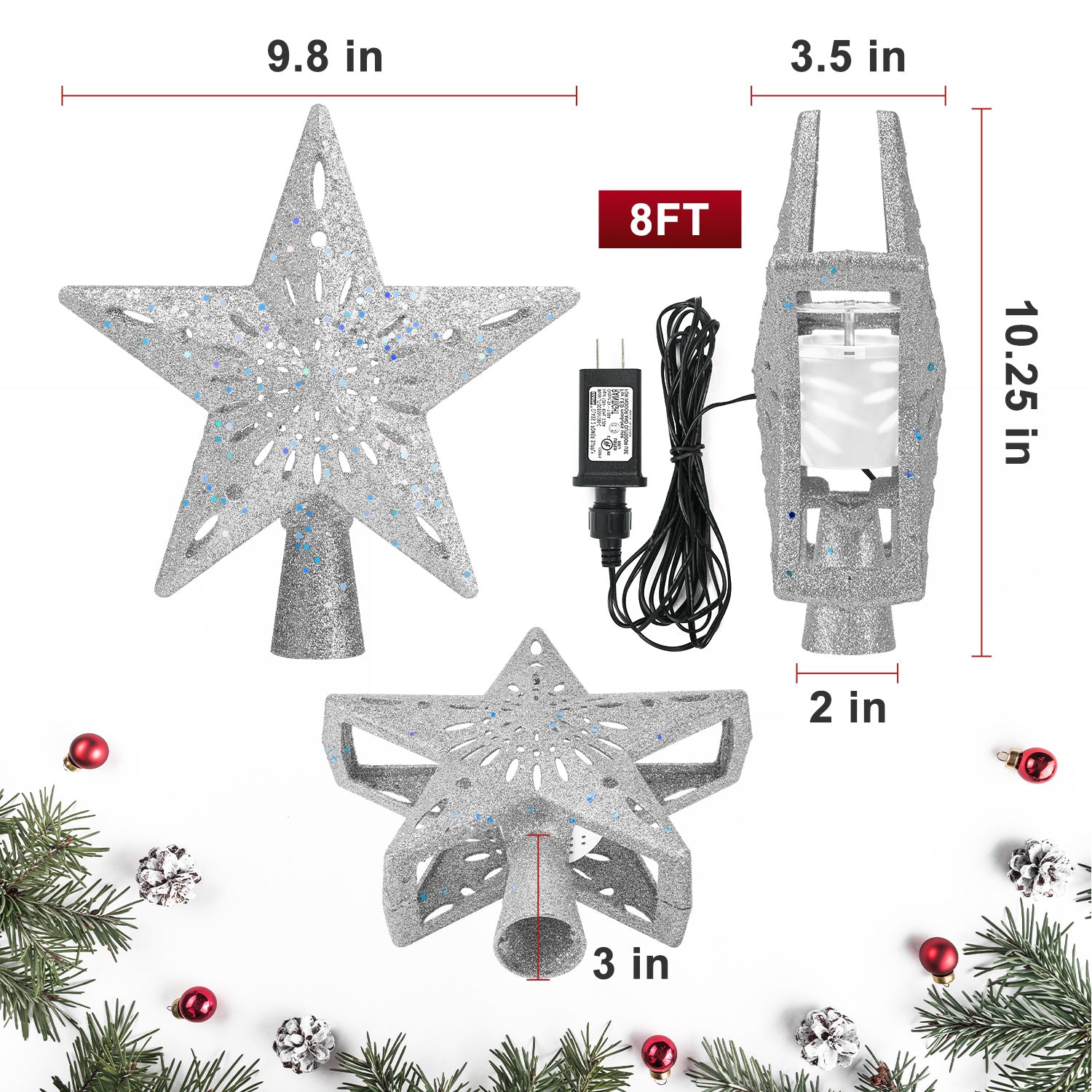 Christmas Tree Topper（Silver）