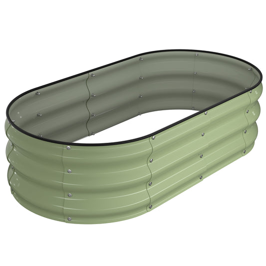 Raised Garden Bed Kit(4x2x1Ft,Avocado Green)
