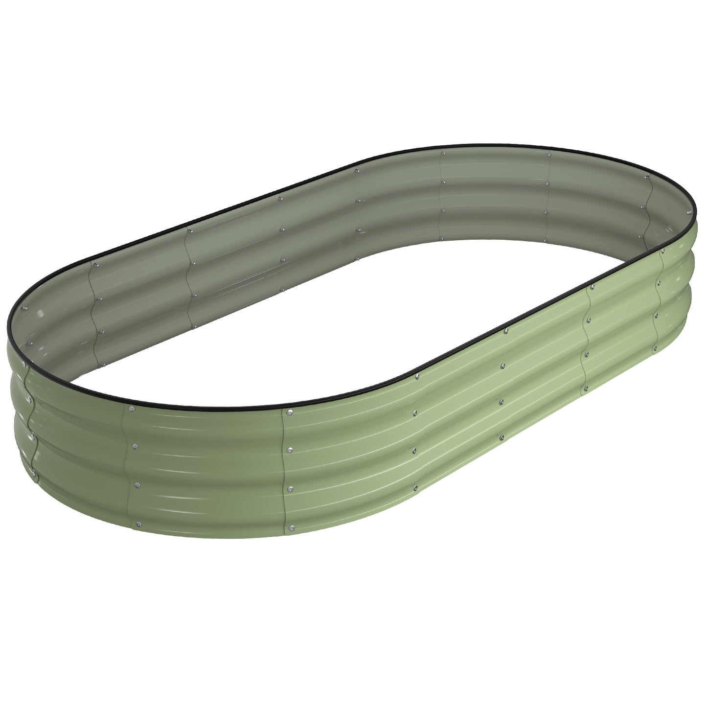 Raised Garden Bed Kit(6x3x1FT,Avocado Green)