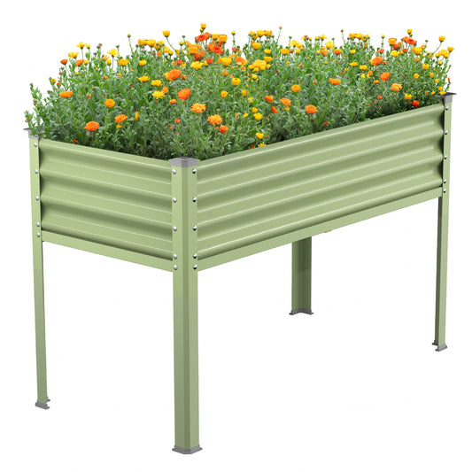 Raised Garden Bed with Legs(Olive Green)