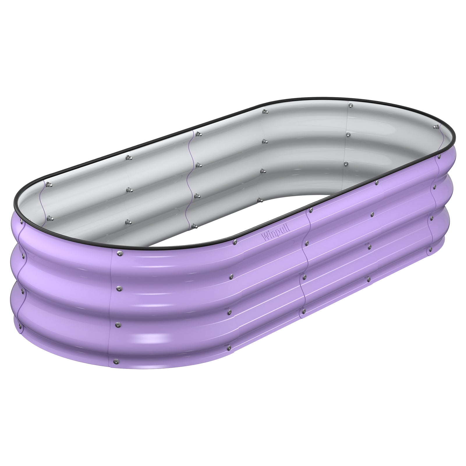 Raised Garden Bed Kit, 5x2x1 ft Galvanized Planter Box Outdoor