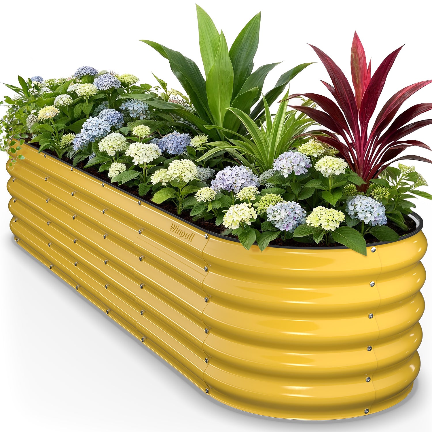 8x2x1.5 ft Metal Raised Garden Bed – Galvanized Steel Planter