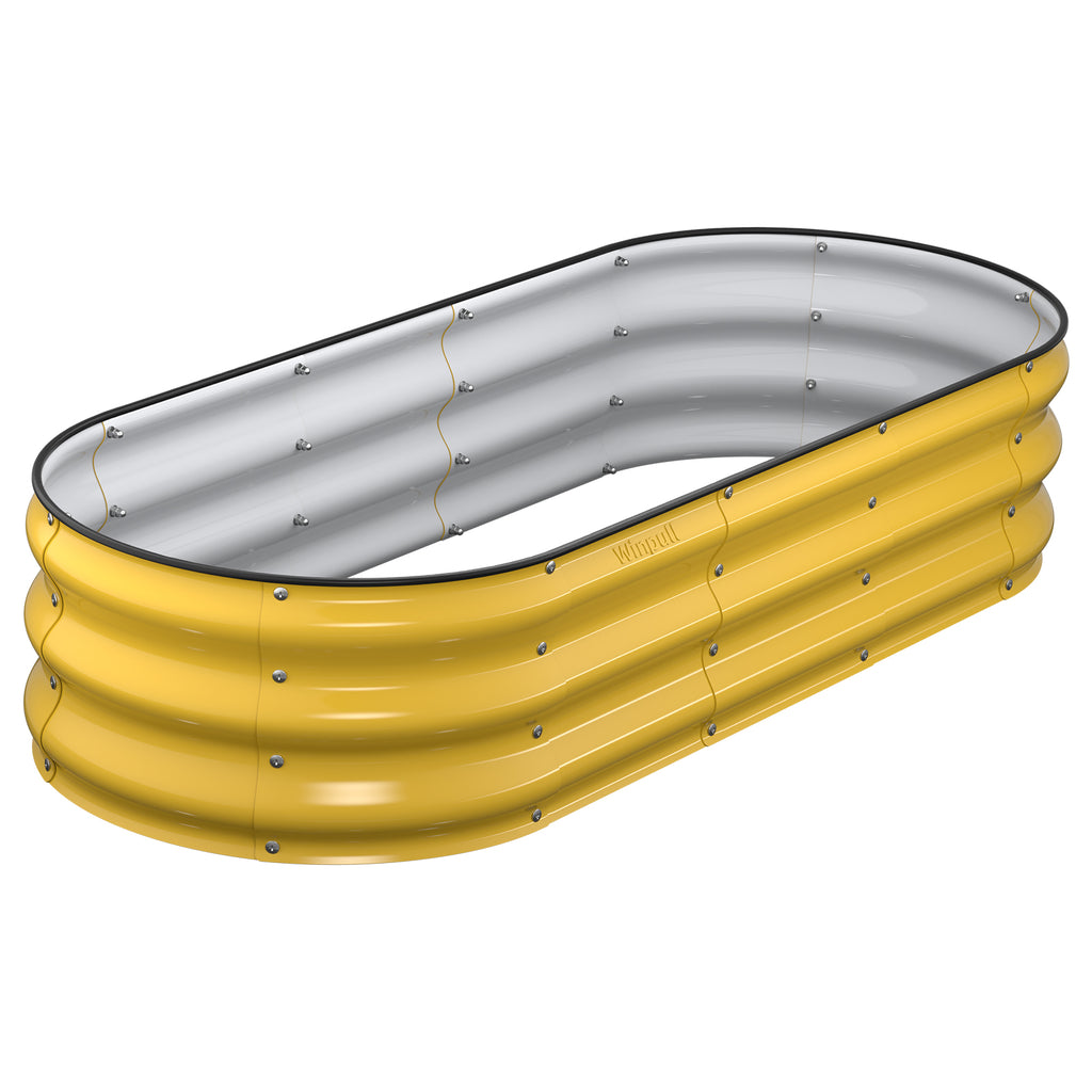 Raised Garden Bed Kit, 5x2x1 ft Galvanized Planter Box Outdoor