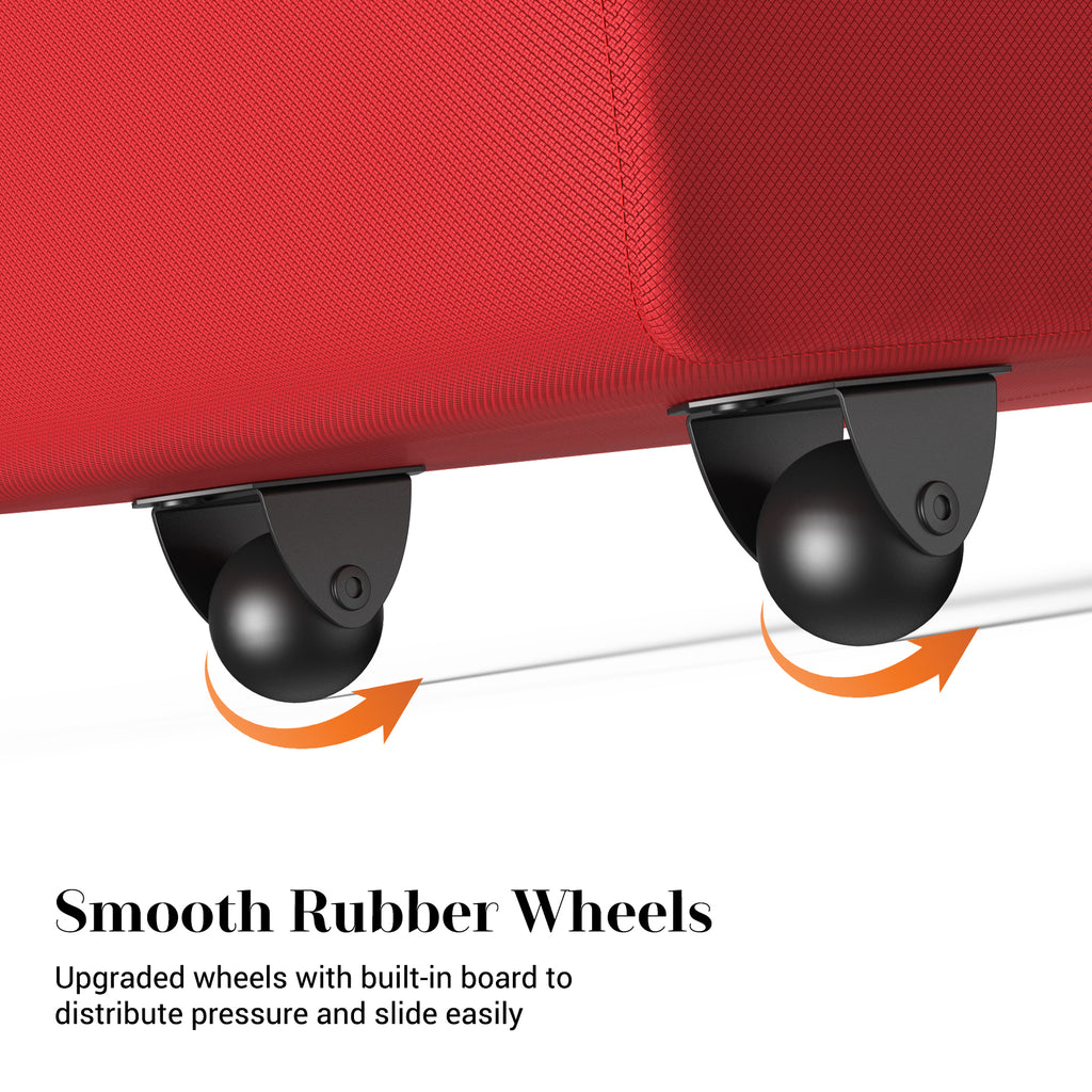 Rolling Christmas Tree Storage Bag (9FT,Red)