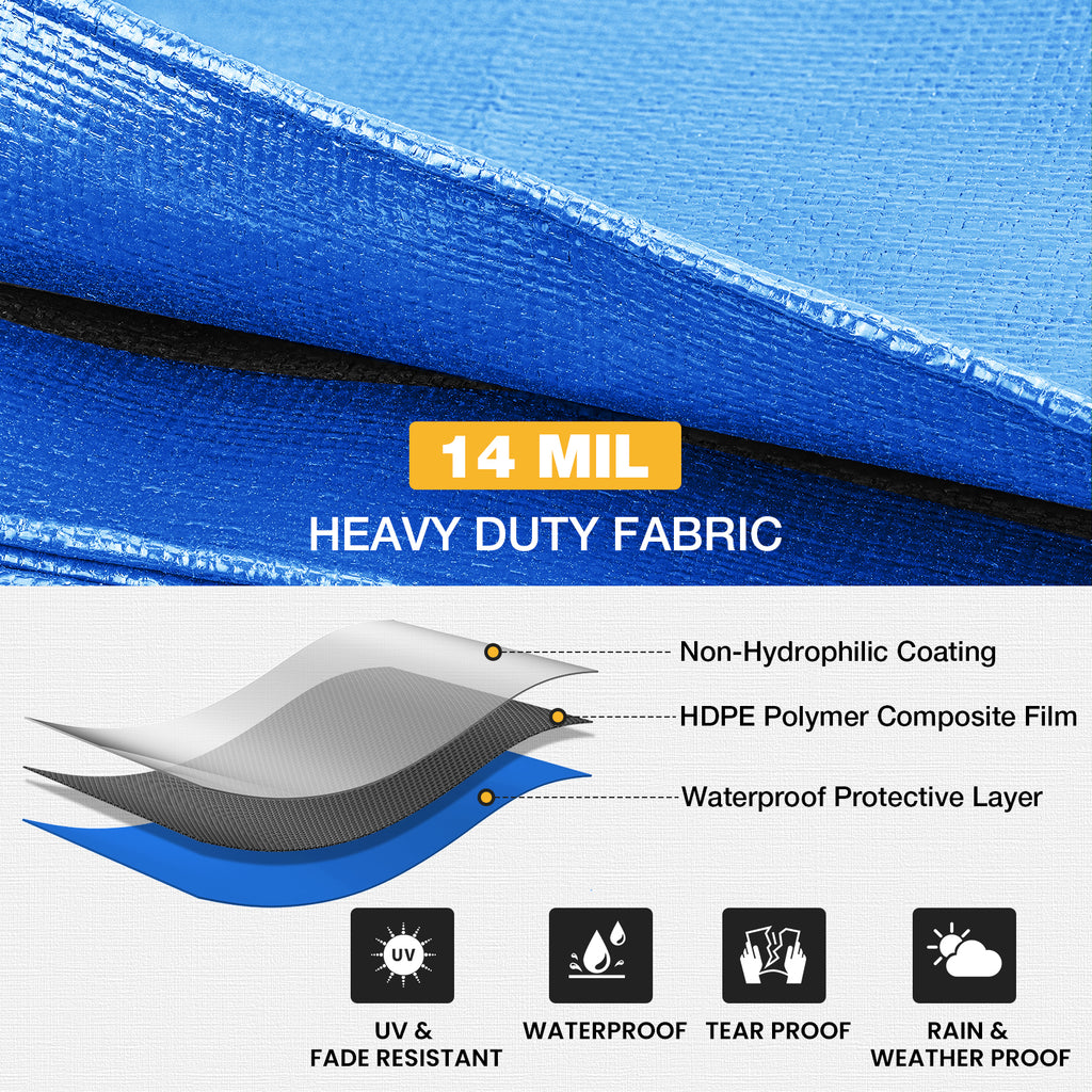 14 Mil Tarp (Blue)