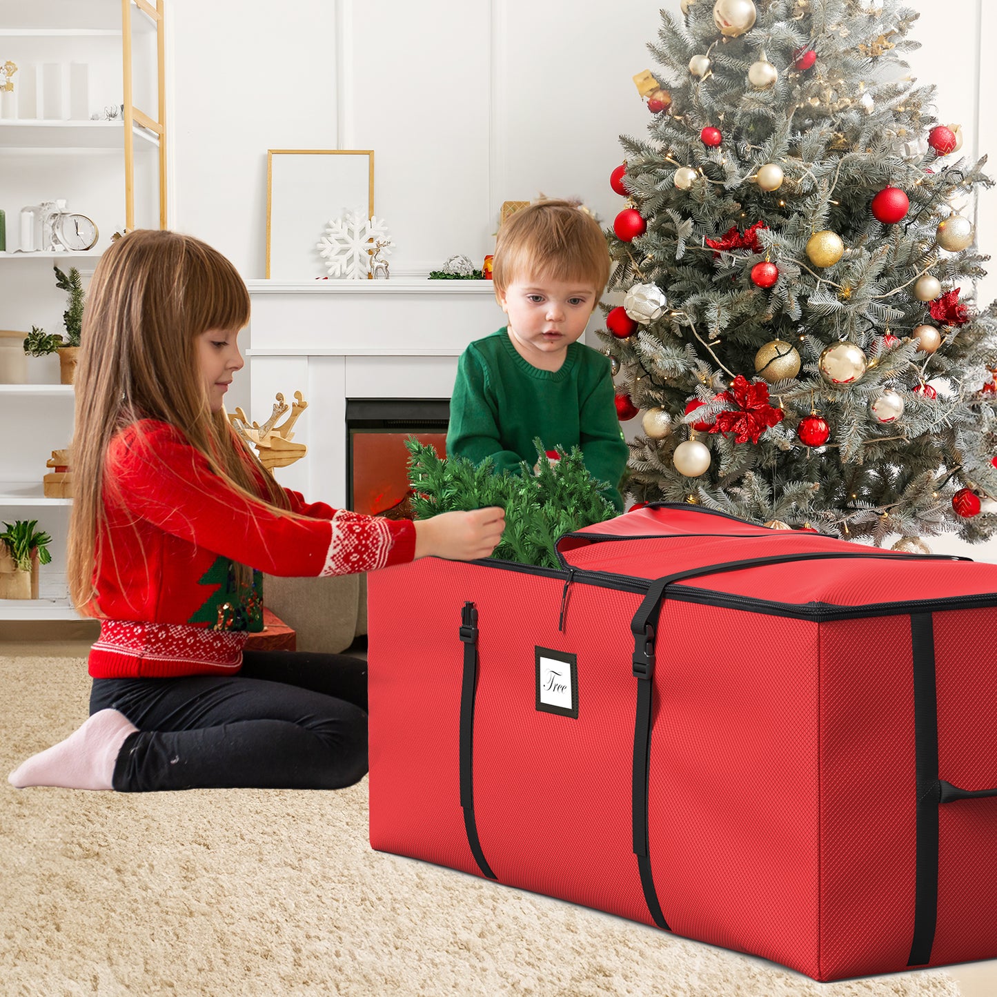 Christmas Tree Storage Bag Fits Up to 9 Ft Artificial Tree